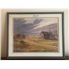 Image 1 : Framed Print of Farm Scene by Jerry Doell (Edition 132/400) w/ Artist Signature