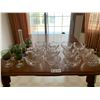 Image 1 : Collection of Glassware - Colored Wine Glasses, Vase, and More!