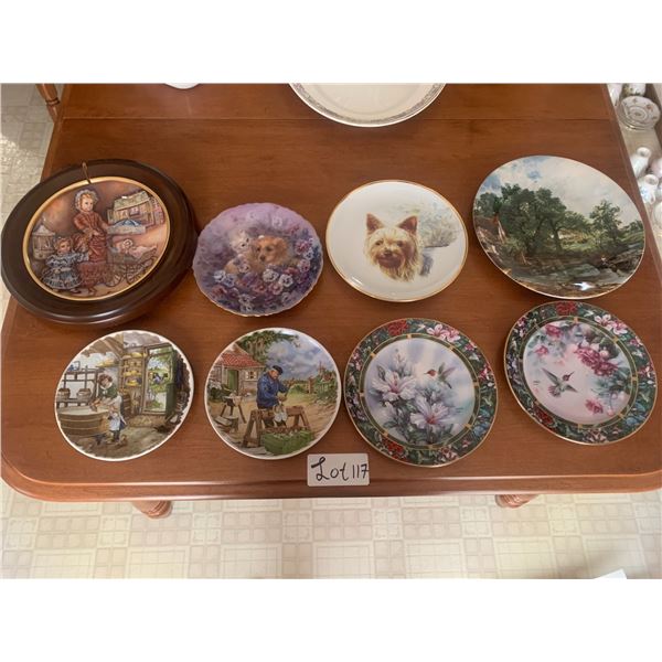 Assortment of Collectible Decorative Plates