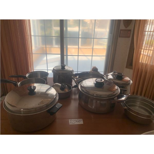 Collection of Stainless Steel Kitchenware