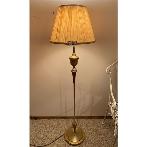 Vintage Wooden Floor Lamp