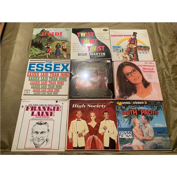 9 x Assorted Vinyl Records