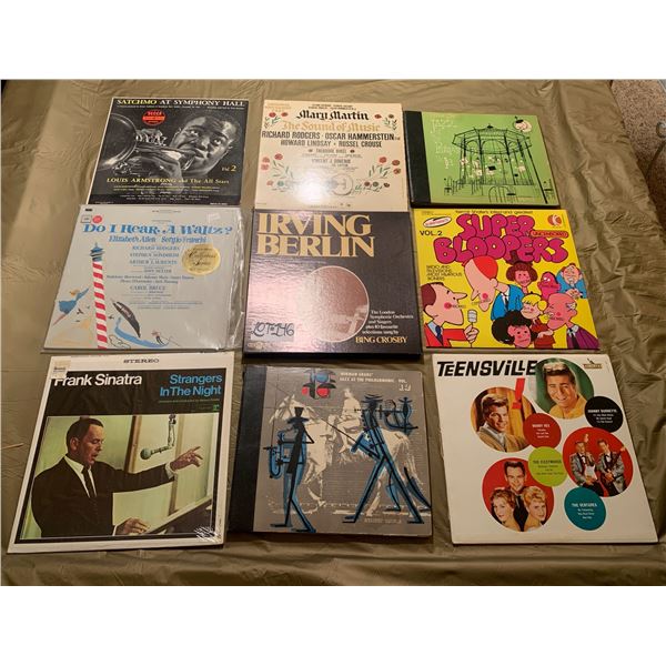 9 x Assorted Vinyl Records