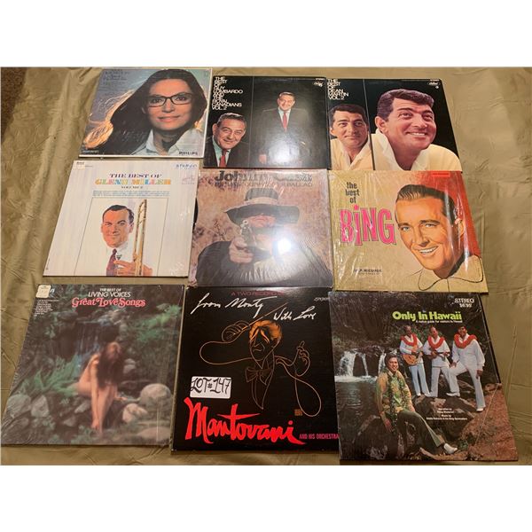 9 x Assorted Vinyl Records