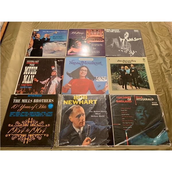 9 x Assorted Vinyl Records