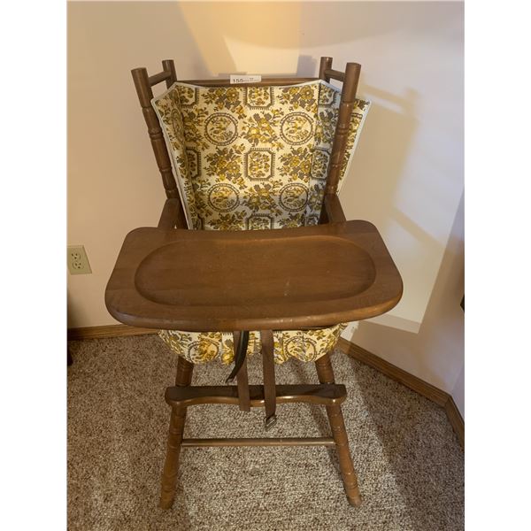 Vintage Wooden Highchair