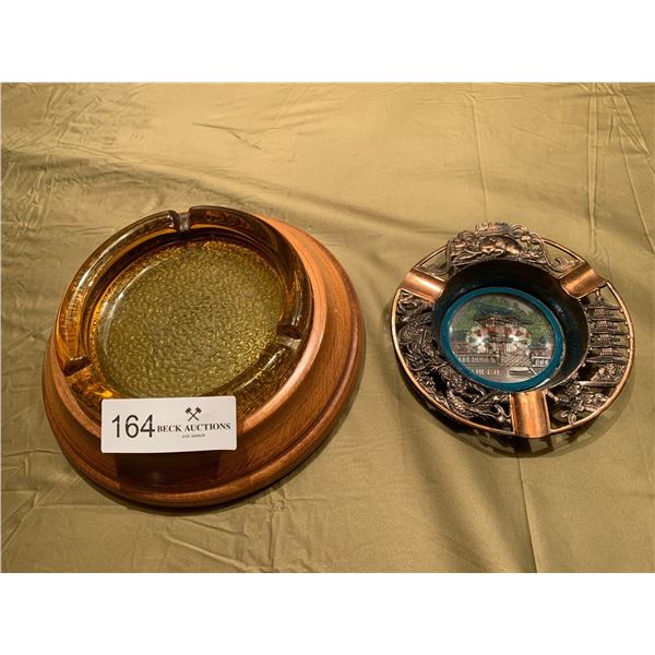 2 x Decorative Ashtrays