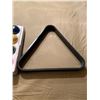 Image 2 : Set of Billiard Balls and Triangle Rack