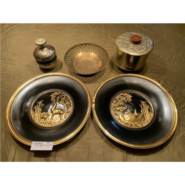 Assortment of Brass Decorative Collectibles