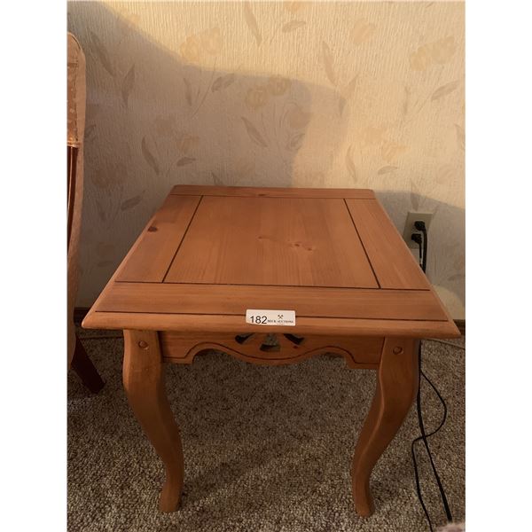 Vintage Wooden Side Table - Made by Palliser