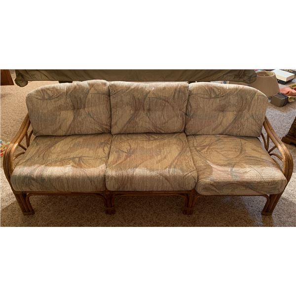 Beautiful Wooden Bench w/ Cushions