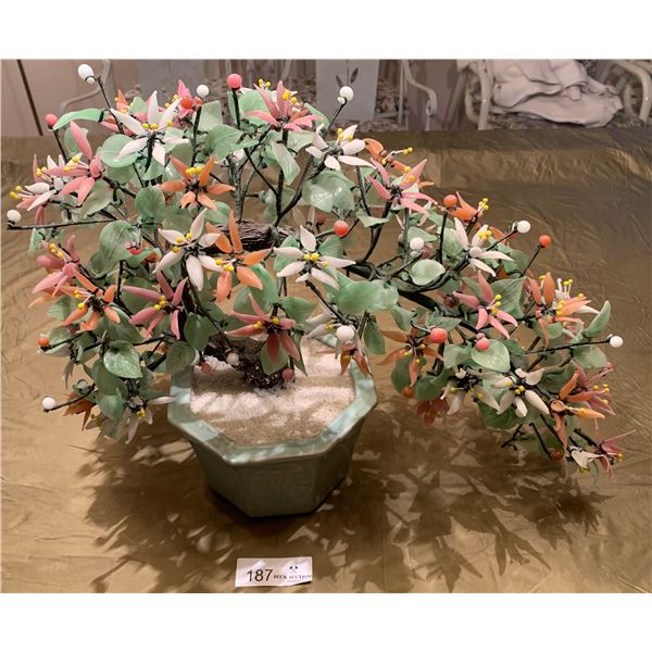 Beautiful Jade Crystal Flowers
