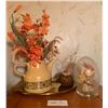 Image 1 : Assortment of Decorative Collectibles - Pottery Jug, Artificial Flowers, and More!