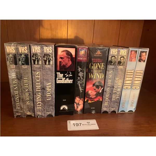 Assortment of Collectible VHS Tapes Beck Auctions Inc.