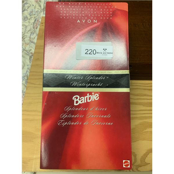 Avon Exclusive "Winter Splendor" Barbie Doll - New in Box