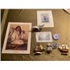 Image 1 : 2 x Prints by Don Li-Leger, Native American Print, and an Assortment of Decorative Collectibles