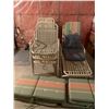 Image 1 : 6 x Craig Adams Patio Chairs and a Craig Adams Patio Lounger w/ Cushions