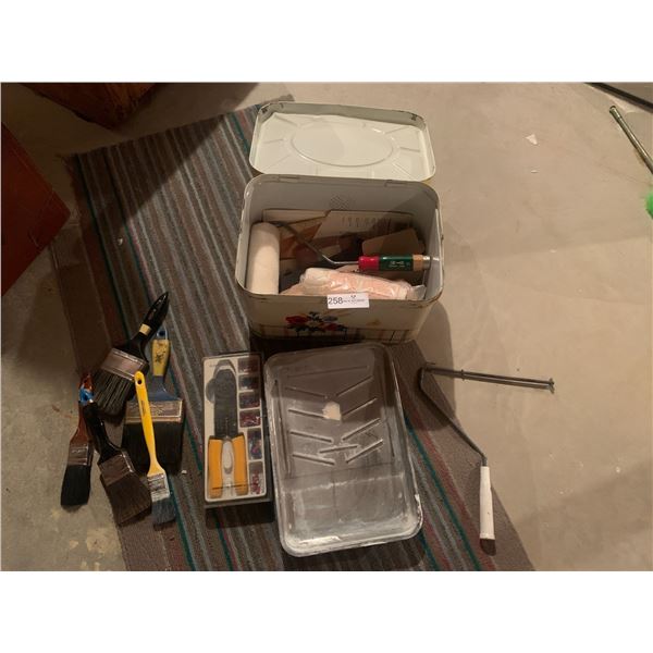 Assortment of Painting Supplies