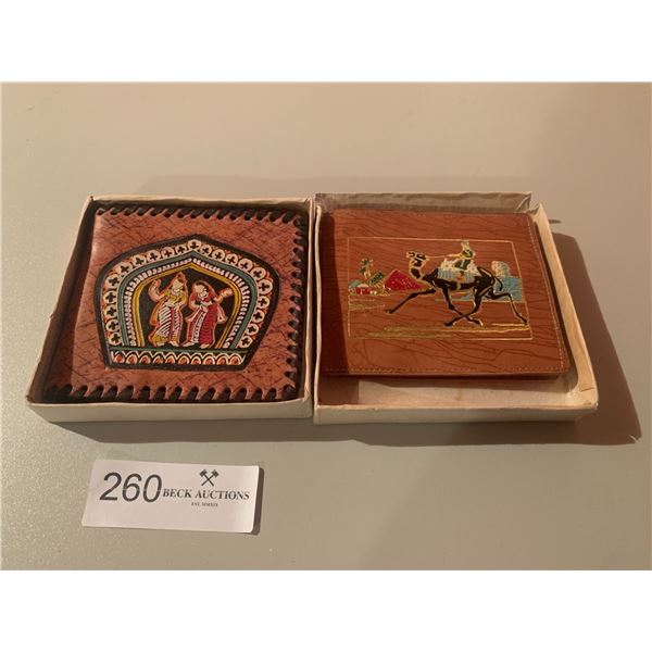 2 x Ornate Souvenir Wallets