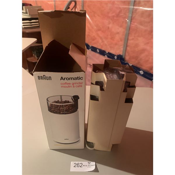 Braun Aromatic Coffee Grinder (Model KSM 2) - New in Box!