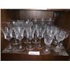 Image 1 : Collection of Crystal Glassware - Stemware and Tumblers