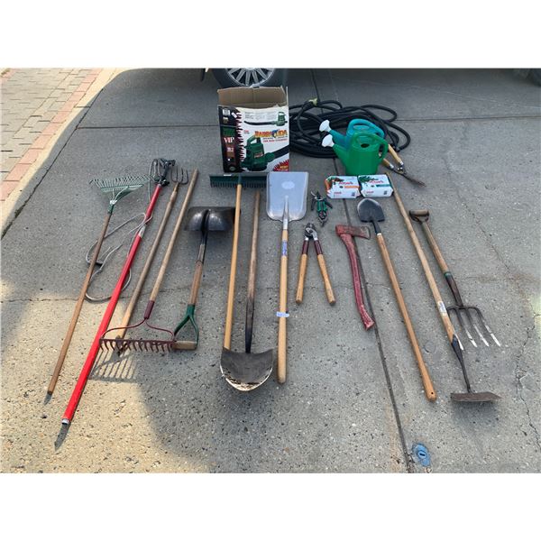 Assortment of Gardening Tools