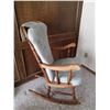 Image 2 : Wooden Rocking Chair w/ Cushions