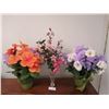 Image 1 : 3 x Artificial Flowers