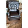 Image 1 : BROWN RECLINER CHAIR, ARM LOST THREADING