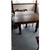 Image 2 : LG. OAK 5 LEG TABLE W/3 CHAIRS