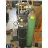 Image 1 : OXY-ACETYLENE TORCH SET W/GAUGES, TANKS ARE LEASED (BUYING CONTENTS ONLY)