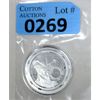 Image 1 : 1 Oz .999 Silver 2022 Republic of Ghana Alien Coin 
