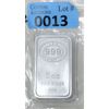 Image 1 : 5 Oz .999 Silver JBR Ethically Sourced Bar 