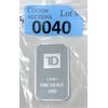Image 1 : 1 Oz .999 Silver TD Bank Investor Bar 