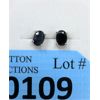 Image 1 : New Sapphire & Diamond Sterling Silver Earrings 