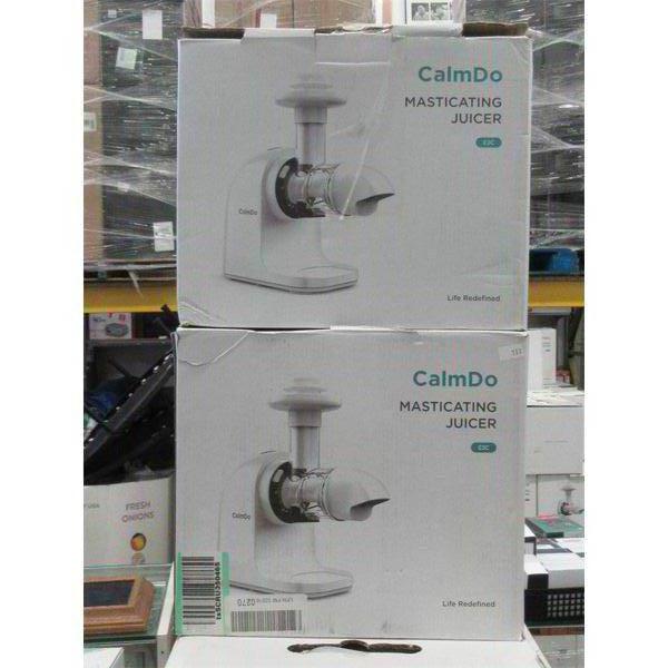 2 CalmDo E3C Masticating Juicers - Open Box