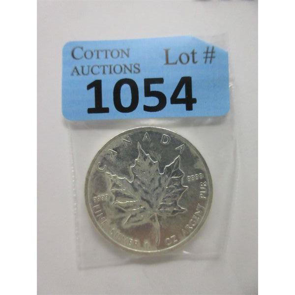 1 Oz .9999 Silver 2011 Canada Maple Leaf Coin