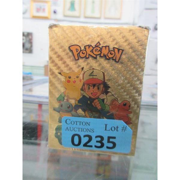 110 Pokemon Gold Foil Cards in Sealed Box & More