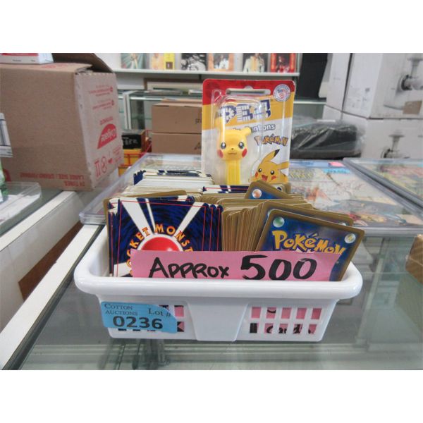 500 Japanese & English Pokemon Cards & More 