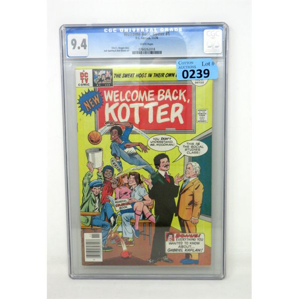 Graded 1976 Welcome Back Kotter #1 Comic Book