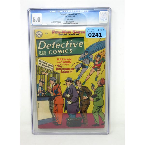 Graded 1951 Detective Comics #175 DC Comic Book