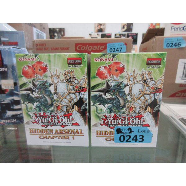 2 Yu-Gi-Oh! "Hidden Arsenal Chapter 1 Card Games
