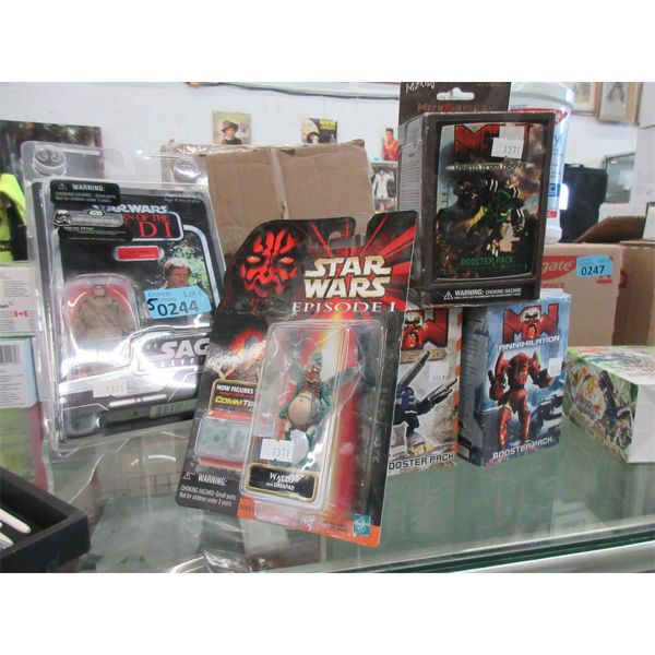 5 Piece Lot of Mech Warriors & Star Wars Goods