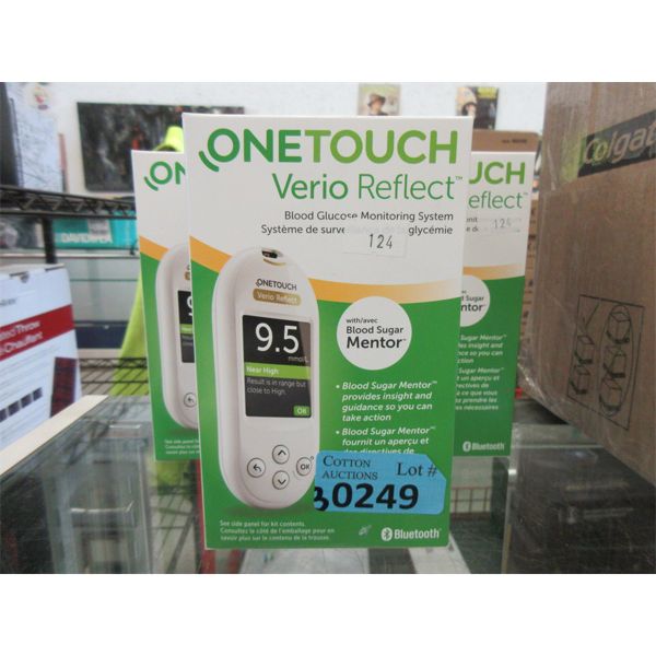 3 One Touch Verio Reflect Blood Glucose Monitors