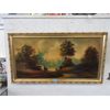 Image 1 : Large Framed Pastoral Giclée Painting on Canvas