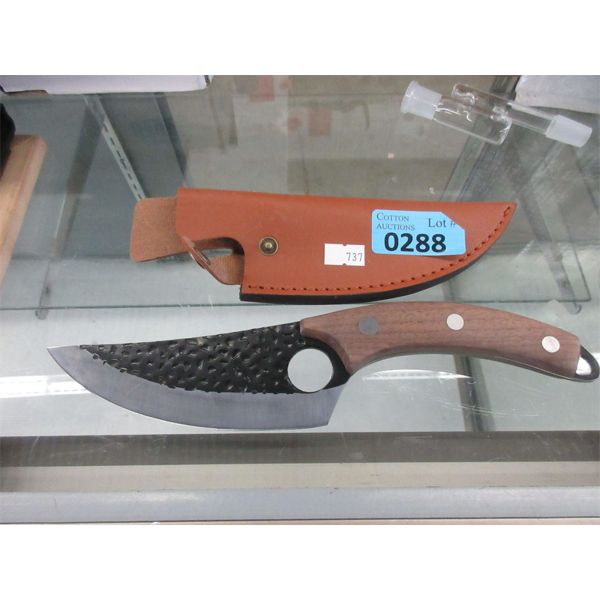 New Knife with 6" Blade & Sheath