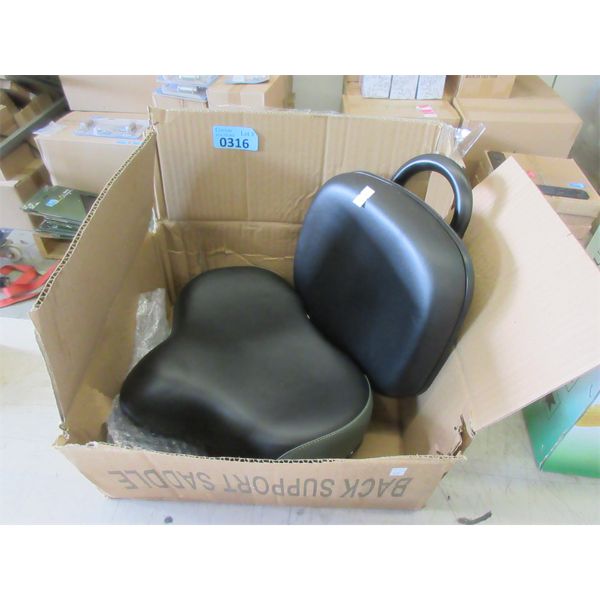 Motorcycle Back Support Saddle