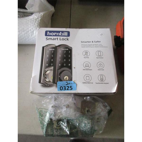 Hornbill Electronic Deadbolt & Lever Passage Set