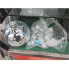 Image 1 : Disco Ball & Bag of Several Disco Ball Ornaments