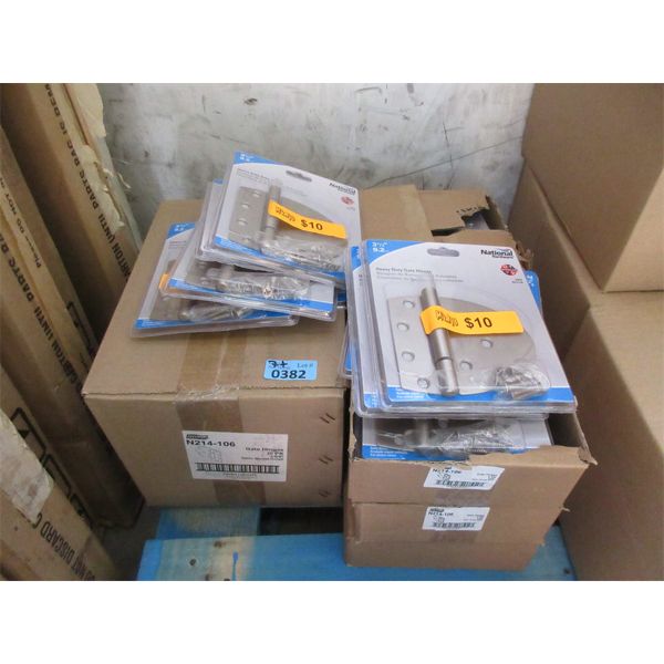 7+ Boxes of Heavy Duty Metal Strap Hinges